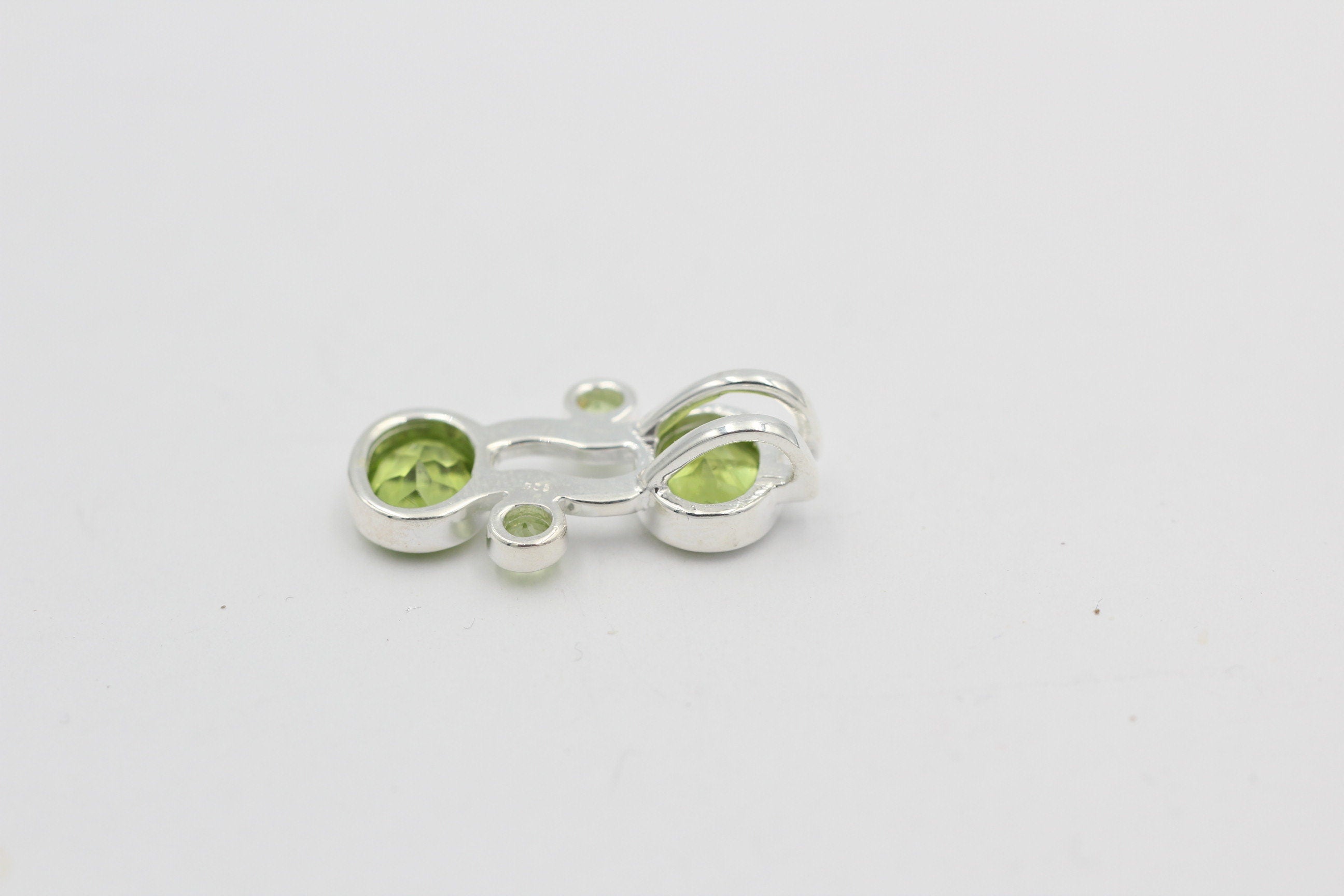 Designer 5,0 Carat Peridot Anhanger Collier Kette Olivin Designschmuck Top