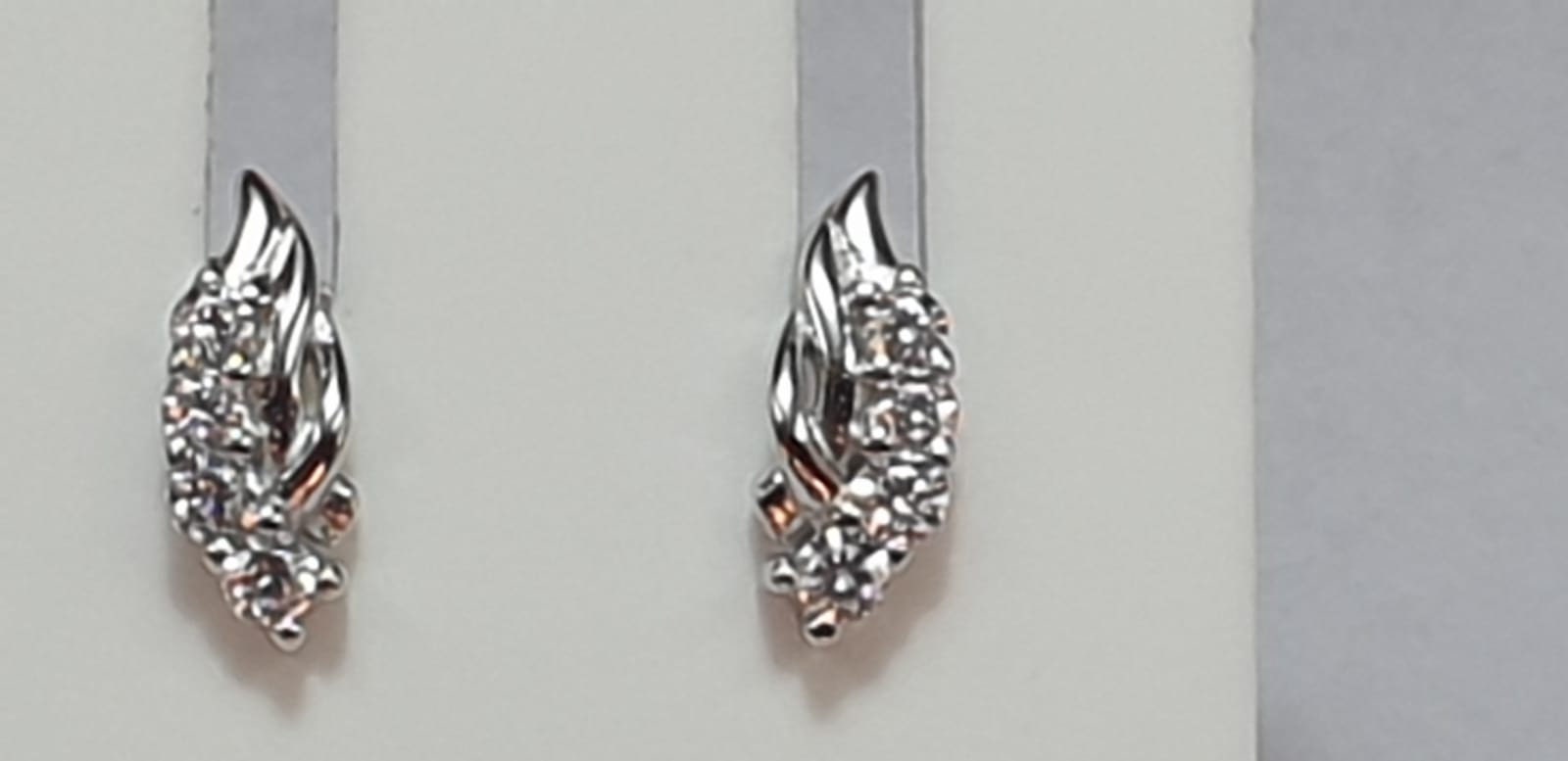 Edle Zirkonia Ohrstecker 925 Silber Cubic Zircon American Diamant Top Edel