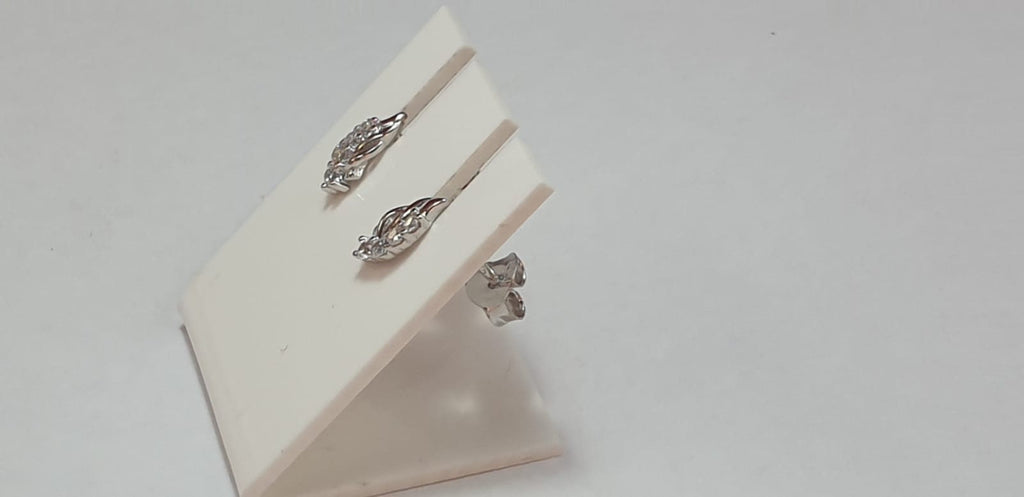Edle Zirkonia Ohrstecker 925 Silber Cubic Zircon American Diamant Top Edel