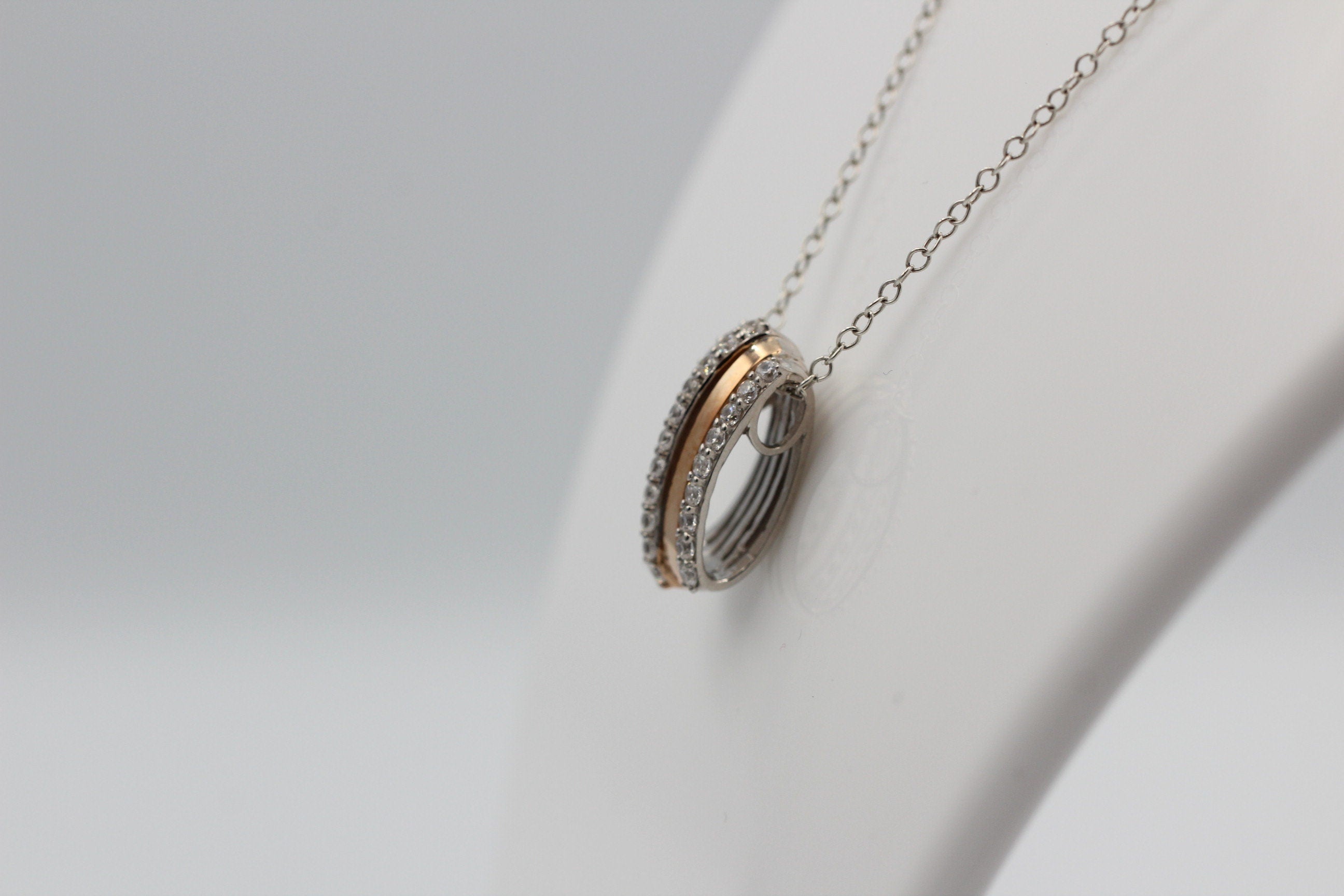Anhänger 925 Sterling Silber rhodiniert rotgold vergoldet Zirkonia Sonderposten