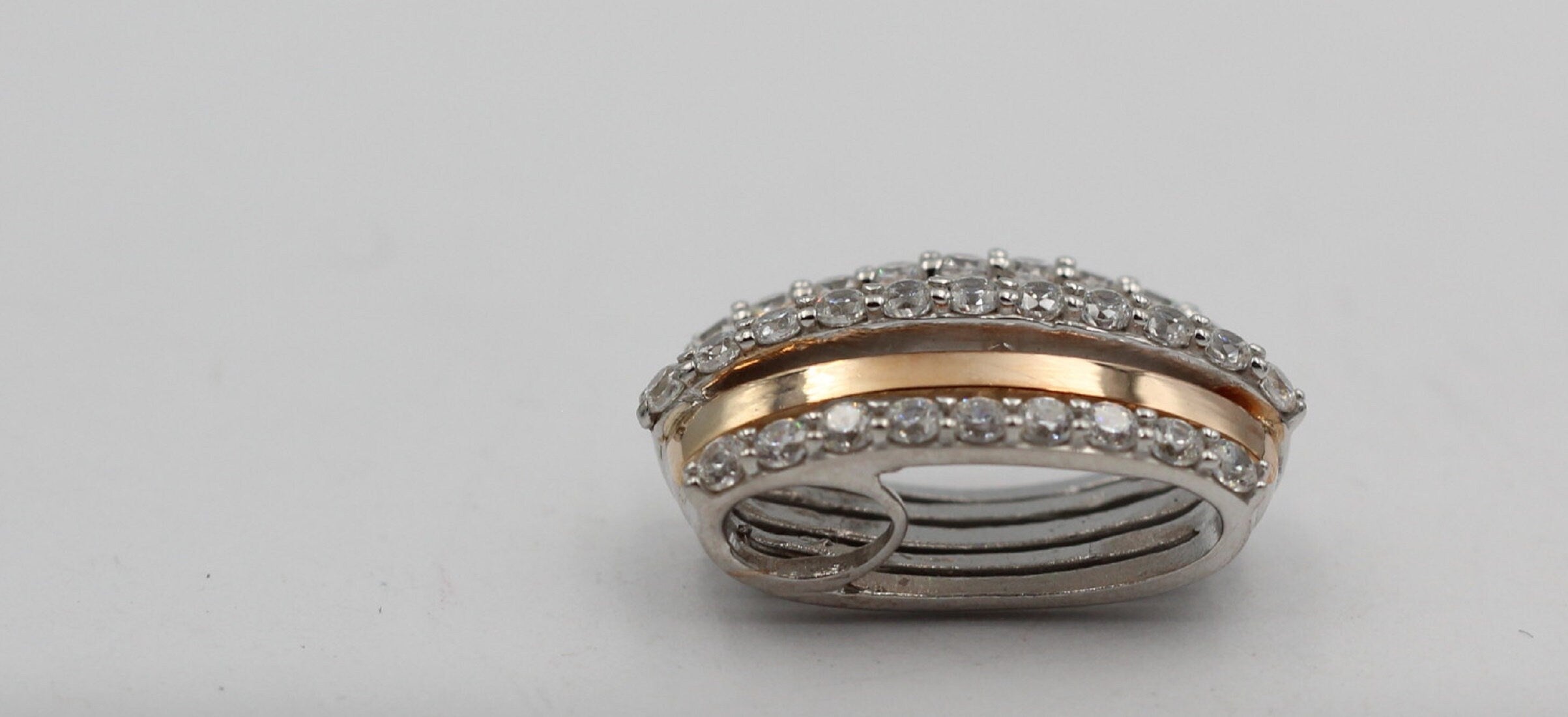 Anhänger 925 Sterling Silber rhodiniert rotgold vergoldet Zirkonia Sonderposten