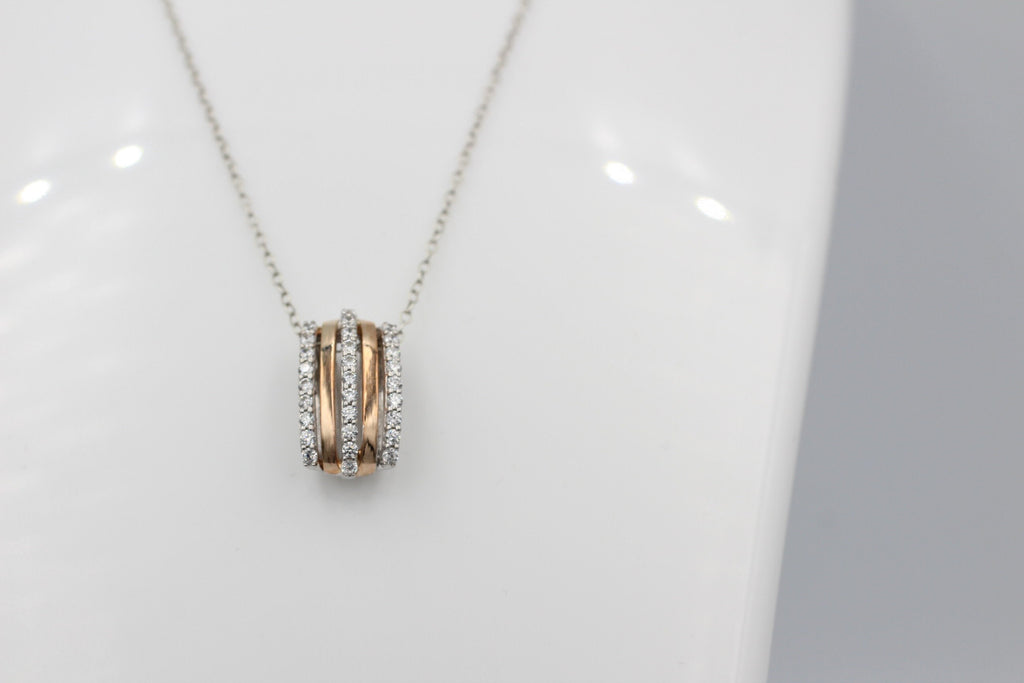 Anhänger 925 Sterling Silber rhodiniert rotgold vergoldet Zirkonia Sonderposten