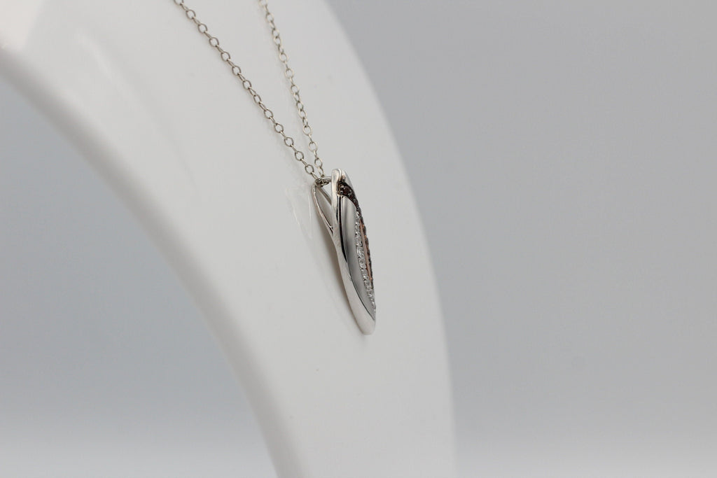 Anhänger 925 Sterling Silber rhodiniert bicolor vergoldet 10 Zirkonia Top Edel
