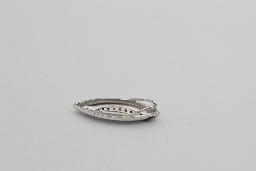 Anhänger 925 Sterling Silber rhodiniert bicolor vergoldet 10 Zirkonia Top Edel