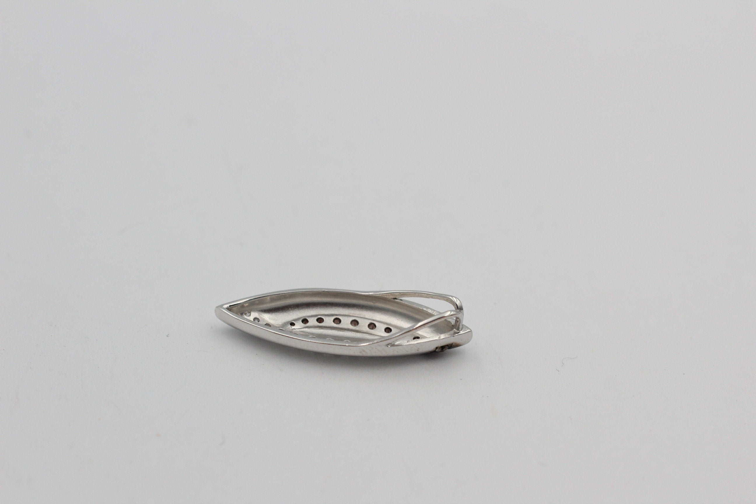 Anhänger 925 Sterling Silber rhodiniert bicolor vergoldet 10 Zirkonia Top Edel