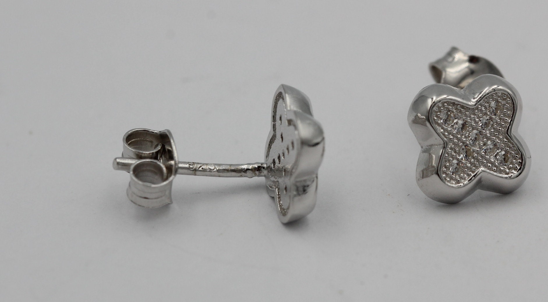 Ohrstecker 925 Sterling Silber mit Zirkonia Ohrringe Silberohrringe Sonderposten