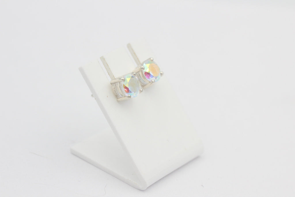 1,85 Carat Mystic Topas Ohrstecker 925 Silber Merlinite Mystic Ohrschmuck