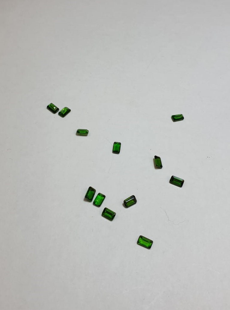 0,43 Carat Chromdiopsid Octagon AAA Qualitat aus Russland Top