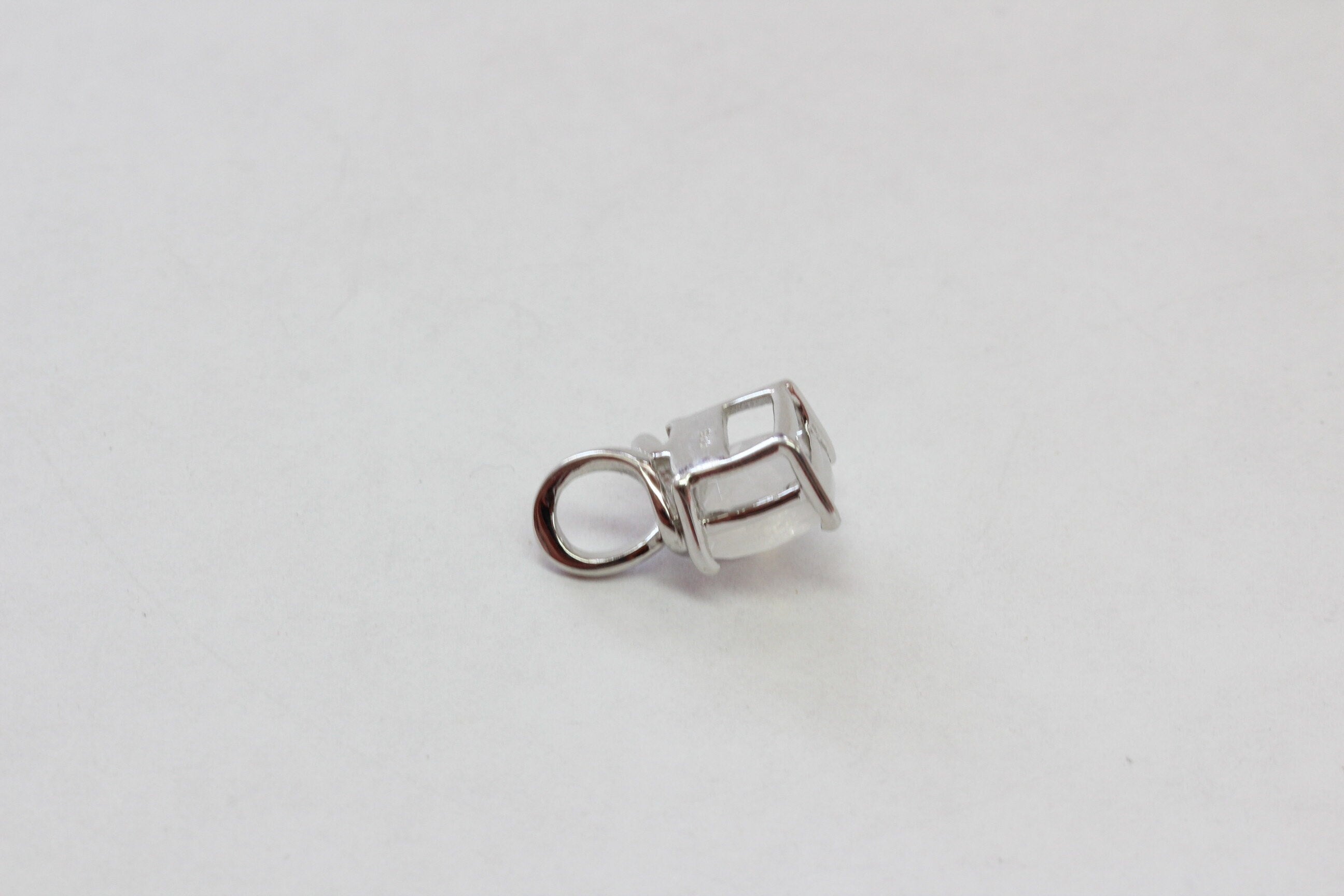 Edler 1,40 Carat Mondlichttopas Anhanger 925 Silber Checker Schliff top Edelstein