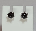 braune Bernstein Ohrstecker 925 Silber Ohrschmuck Bernstein aus Letland