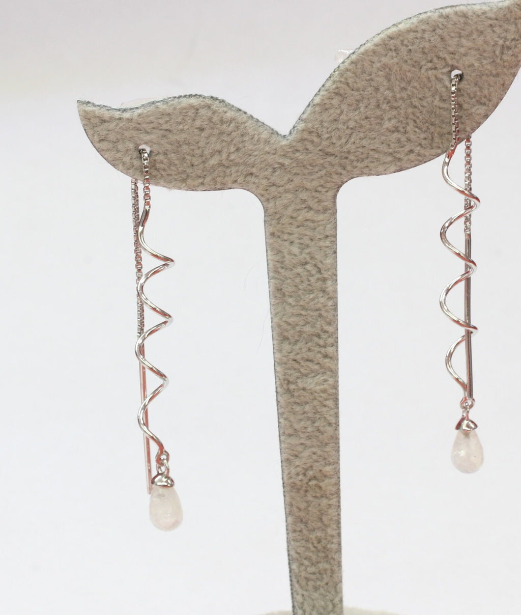 Edler 3,0 Monadlichtopas Ohrhanger 925 Silber Ohrring Ohrschmuck Topasschmuck