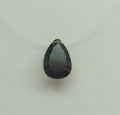 2,0 Carat Concave Schliff Rauchquarz Collier schwebender Stein 925 Silber ca 43 cm