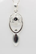 Edler 0,24 Carat Mystik Topas Design Anhänger 925 Silber  mystischer Topas