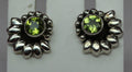 Edler 0,5 Carat Peridot Ohrstecker Olivin 925 Silber Ohrschmuck Ohrring Top Edel