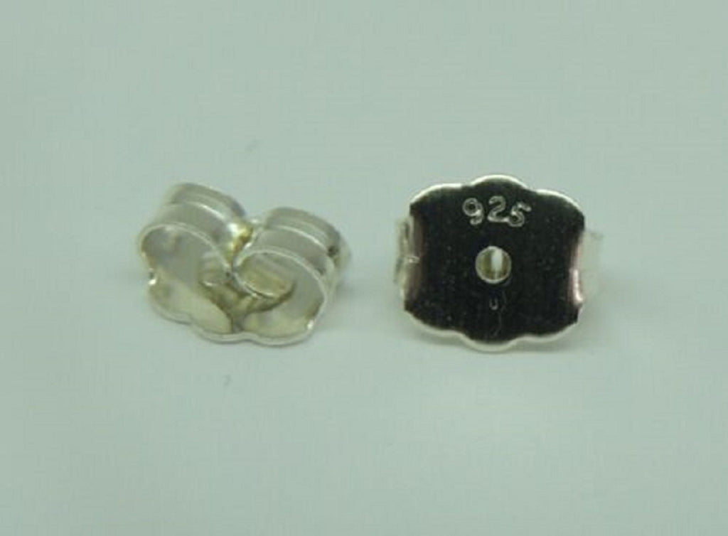 1 x  Flagel, Ohrmutter, ohrflagel, Ersatzteil, far Ohrstecker , 6 mm, Silber 925