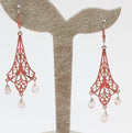 Edle 3,78 Carat Mondlichtopas Ohrhanger Ohrschmuck 925 Silber Brisur Top Edel