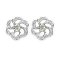 Edle 0,90 Carat Limonen Quarz Ohrstecker, Ohrring, 925 Silber Lemonquarz