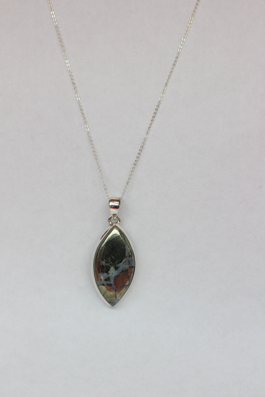 Achat mit Pyrite Anhänger 925 Silber  wundervolles Mineral   Unitkat