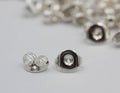 1 x  Flagel, Ohrmutter, ohrflagel, Ersatzteil, far Ohrstecker , 6,5 mm, Silber 925