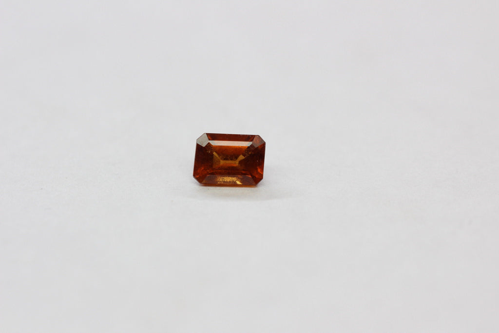 1,17 Carat orange Hessonit Granat Edelsteinn Oktagonschliff Sammlerstein VS Qualitat