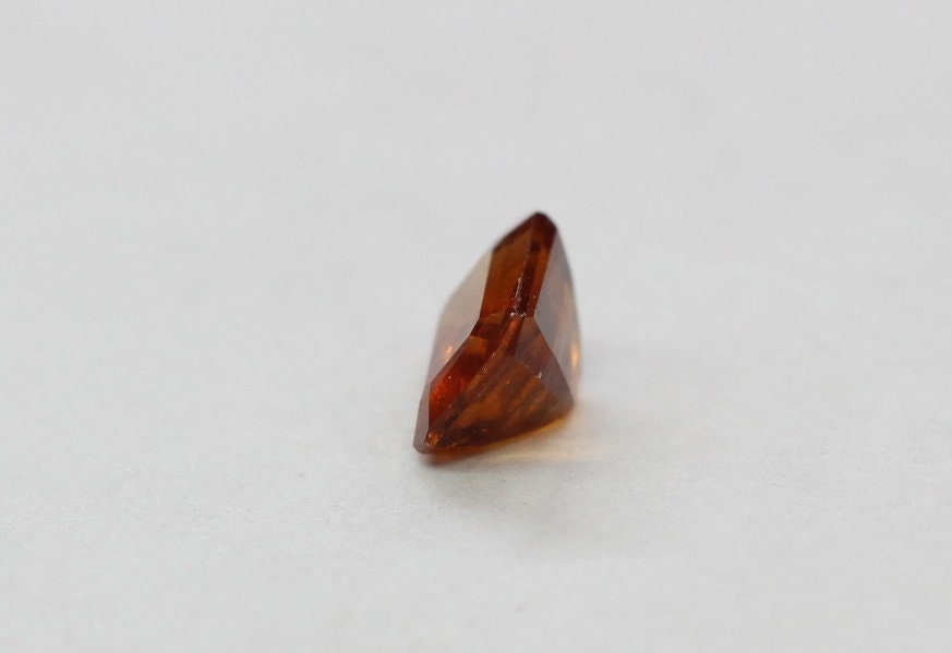 1,17 Carat orange Hessonit Granat Edelsteinn Oktagonschliff Sammlerstein VS Qualitat