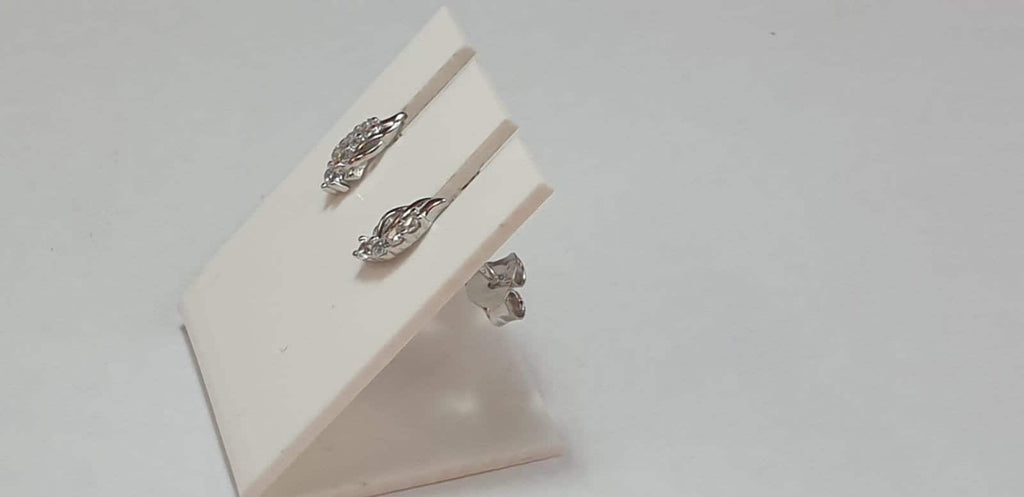Edle Zirkonia Ohrstecker 925 Silber Cubic Zircon American Diamant Top Edel