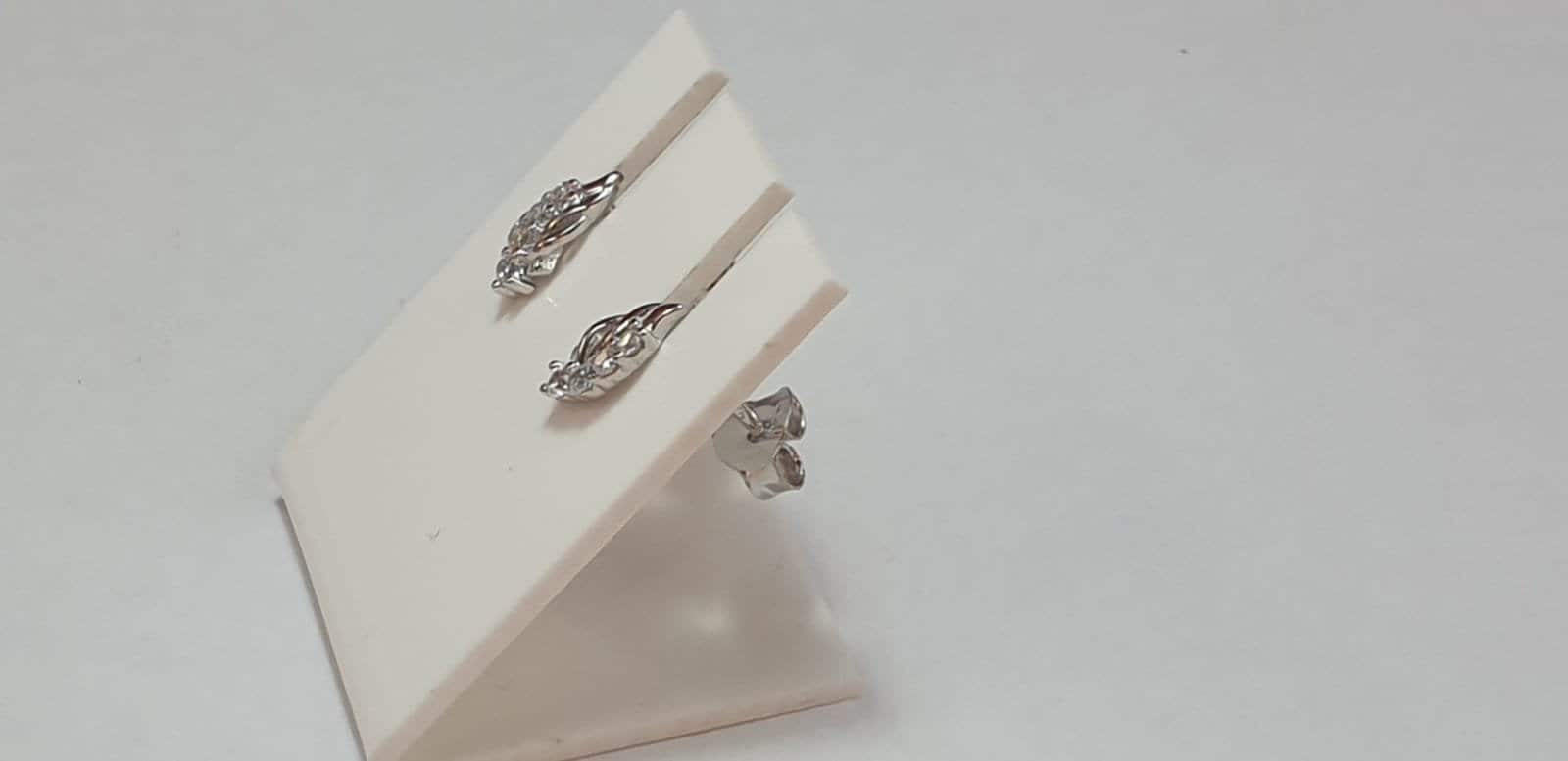 Edle Zirkonia Ohrstecker 925 Silber Cubic Zircon American Diamant Top Edel