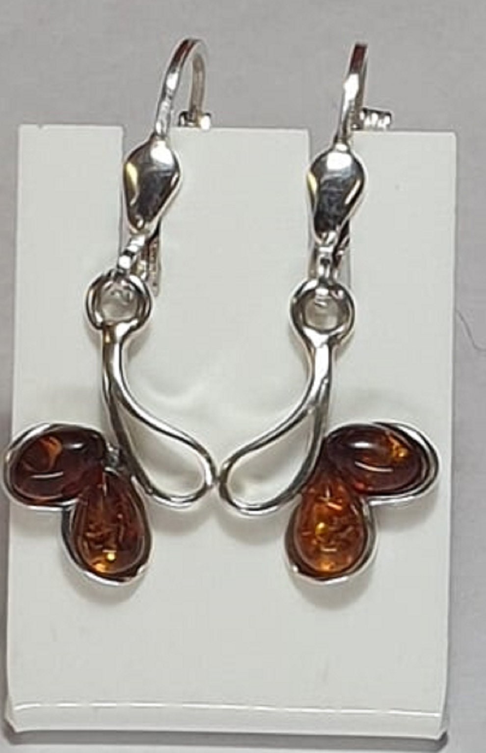 Edler Bernstein Ohrschmuck 925 Silber Ohrhanger Bernstein aus Litauen Top Edel