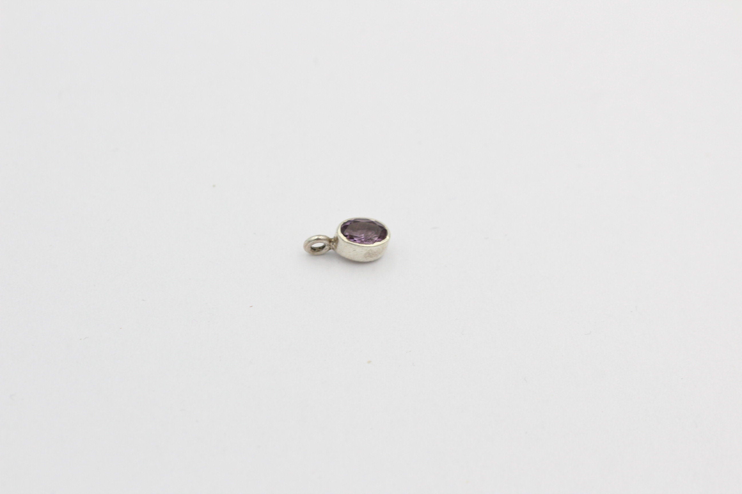 0,27 Carat Amethyst 5 x 3 mm Anhänger zum Bastel Armband Ohrhänger Anhänger Oval