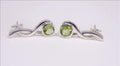 Edle 2,24 Carat Peridot Ohrstecker, Ohrschmuck, 925 Sterling Silber