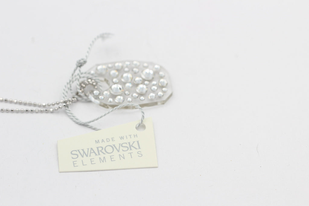 Collier Bubble mit Swarovski-Elements mit 925 Silber Kette