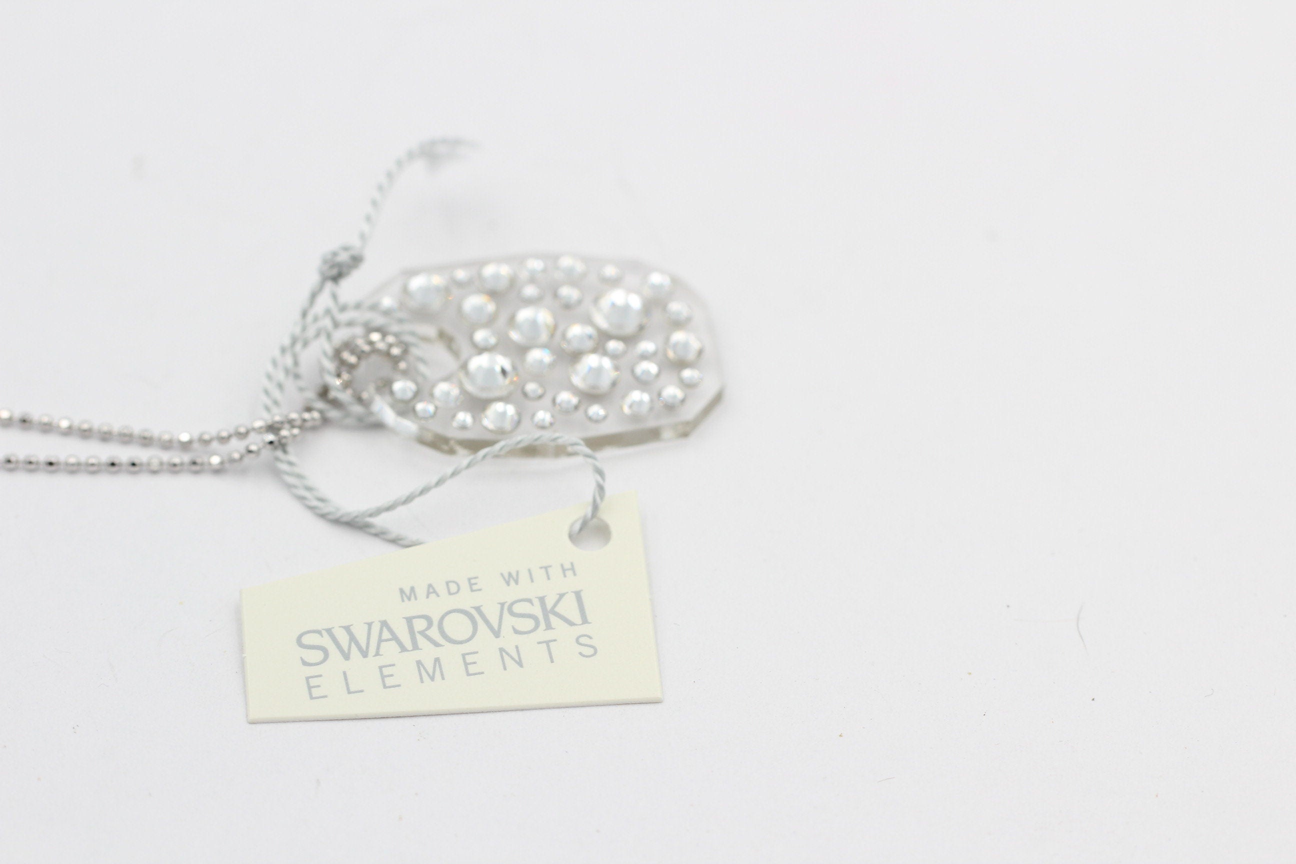 Collier Bubble mit Swarovski-Elements mit 925 Silber Kette