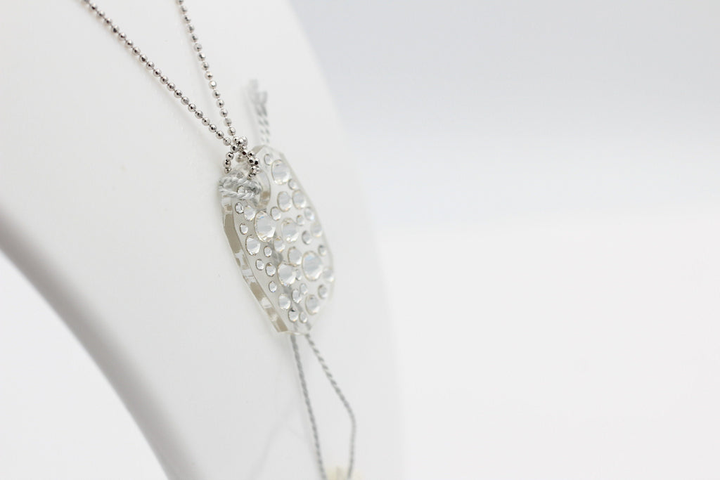 Collier Bubble mit Swarovski-Elements mit 925 Silber Kette