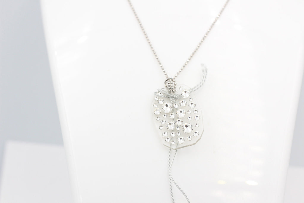 Collier Bubble mit Swarovski-Elements mit 925 Silber Kette