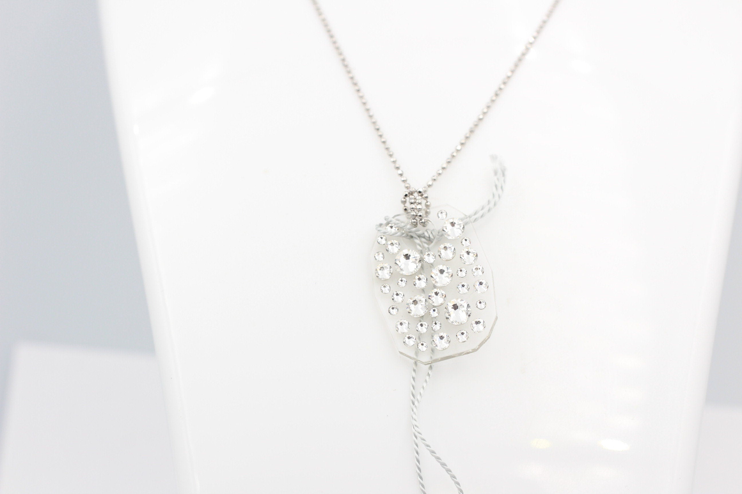 Collier Bubble mit Swarovski-Elements mit 925 Silber Kette