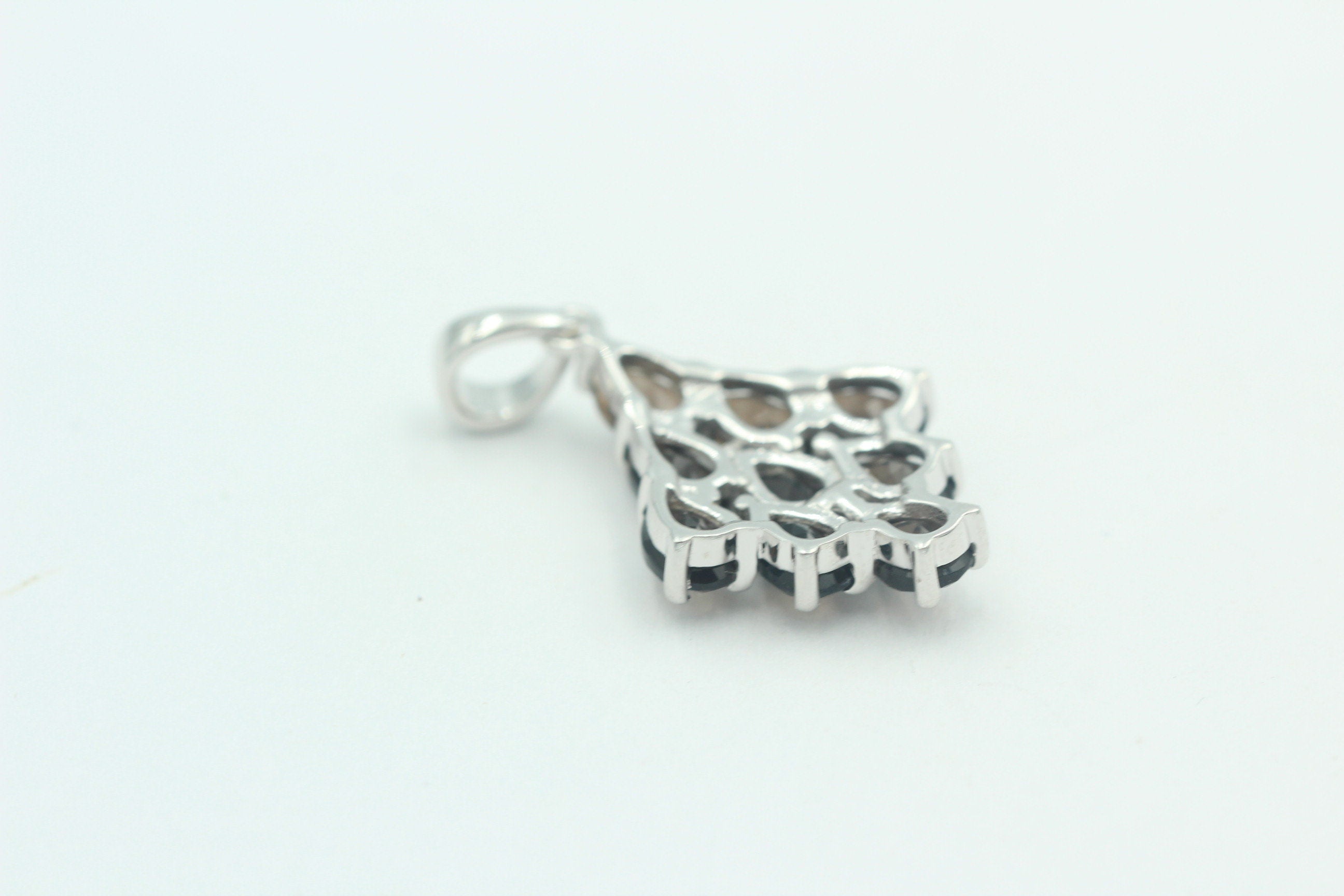 Edler 3,45 Carat Rauchquarz Anhänger 925 Silber  Rauchtopas Edelstein Top  Topas