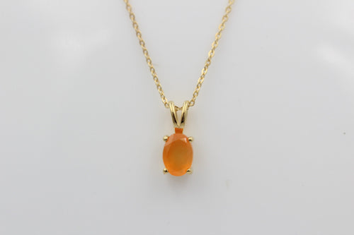 0,75 Carat leuchtender Carneol Anhänger 925 Silber Collier Kette vergoldet