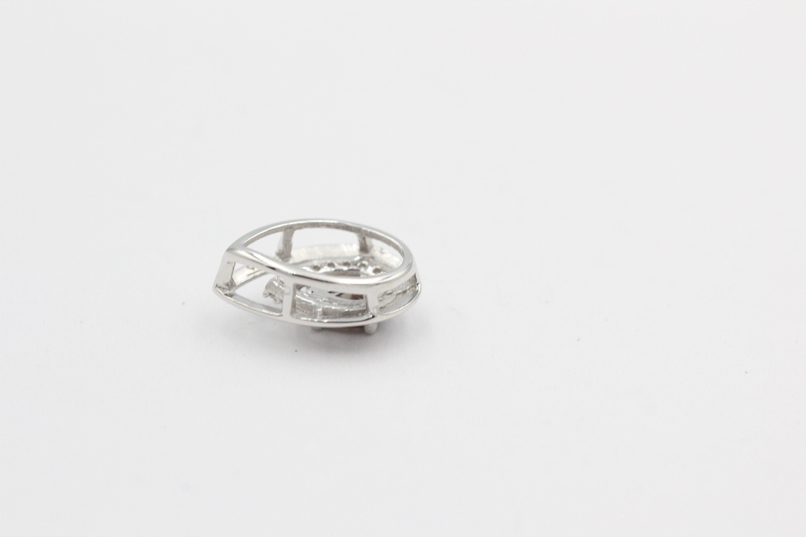 Edler 0,51 Carat Rauchquarz Anhänger 925 Silber Collier Kette brauner Edelstein