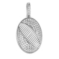 Anhänger mit Zirkonias 925 Silber Cubic Zirkon Silberanhänger Collier Kette Top