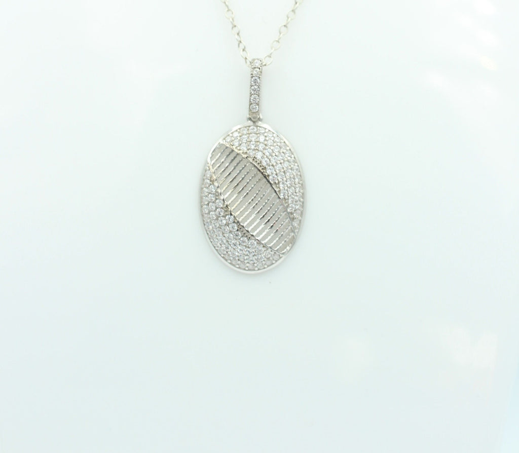 Anhänger mit Zirkonias 925 Silber Cubic Zirkon Silberanhänger Collier Kette Top