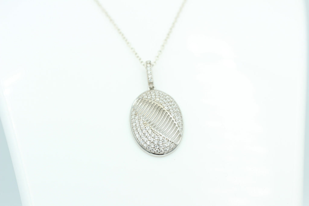 Anhänger mit Zirkonias 925 Silber Cubic Zirkon Silberanhänger Collier Kette Top