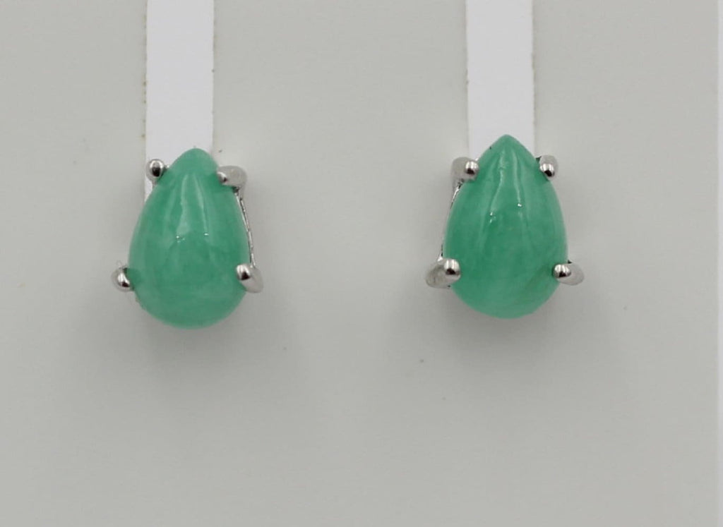 Edler 0,95 Carat Smaragd Ohrstecker 925 Silber Unisex Smaragdohrstecker top
