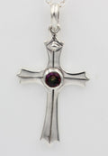 0,36 Carat Mystiktopas Kreuz Anhänger 925 Silber mystic Topas