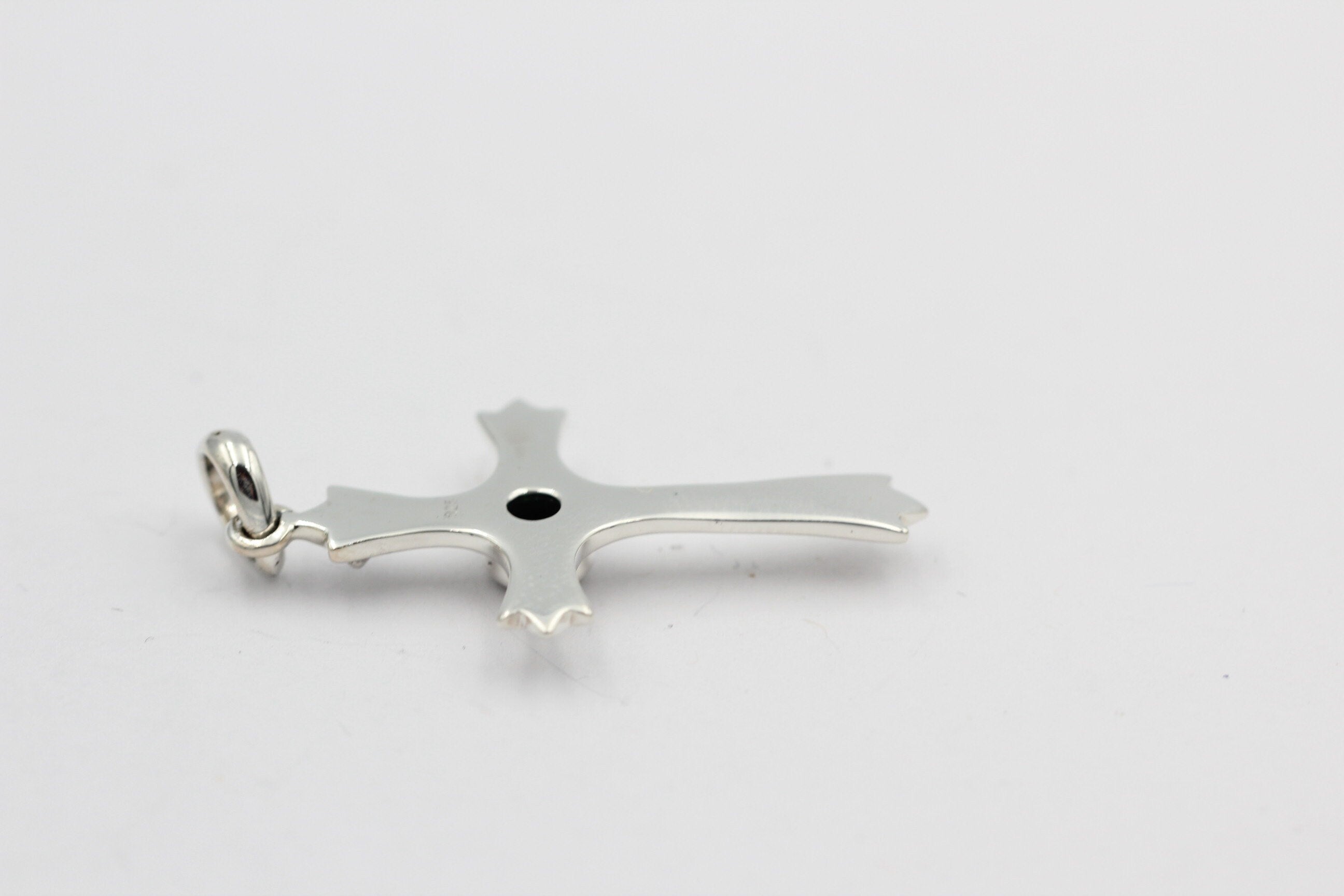 0,36 Carat Mystiktopas Kreuz Anhänger 925 Silber mystic Topas