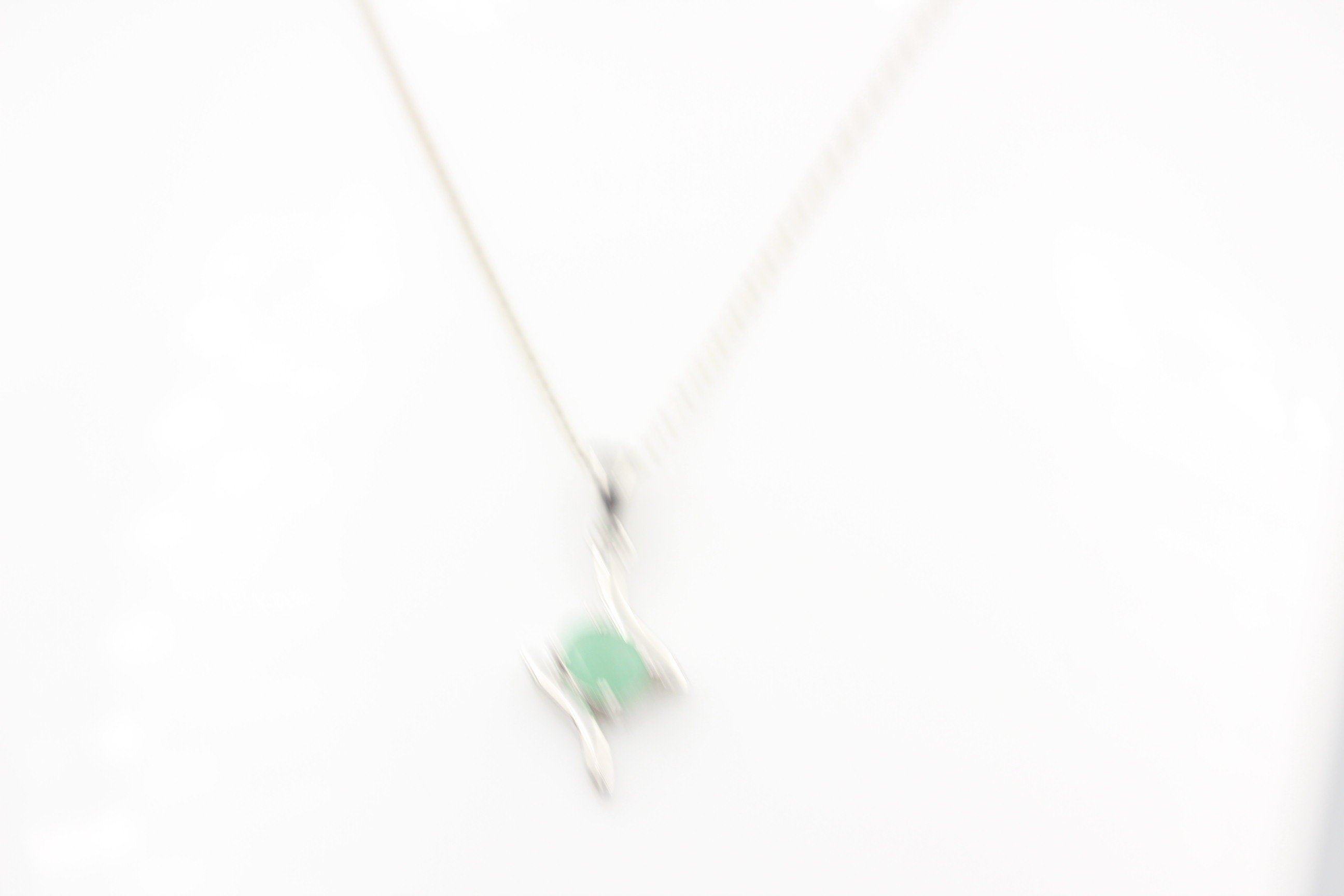 0,72  Carat Smaragd Anhänger 925 Silber  Smaragdanhänger