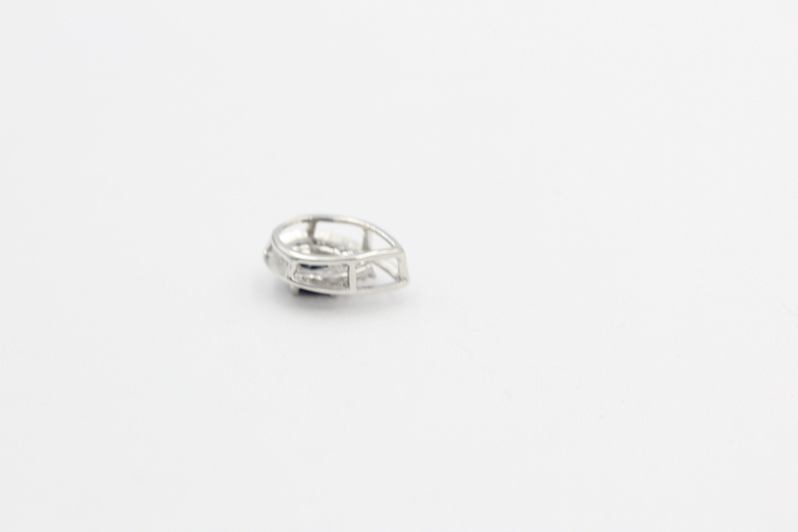 Edler 0,51 Carat Nano Zultanit Anhänger 925 Silber Collier Kette