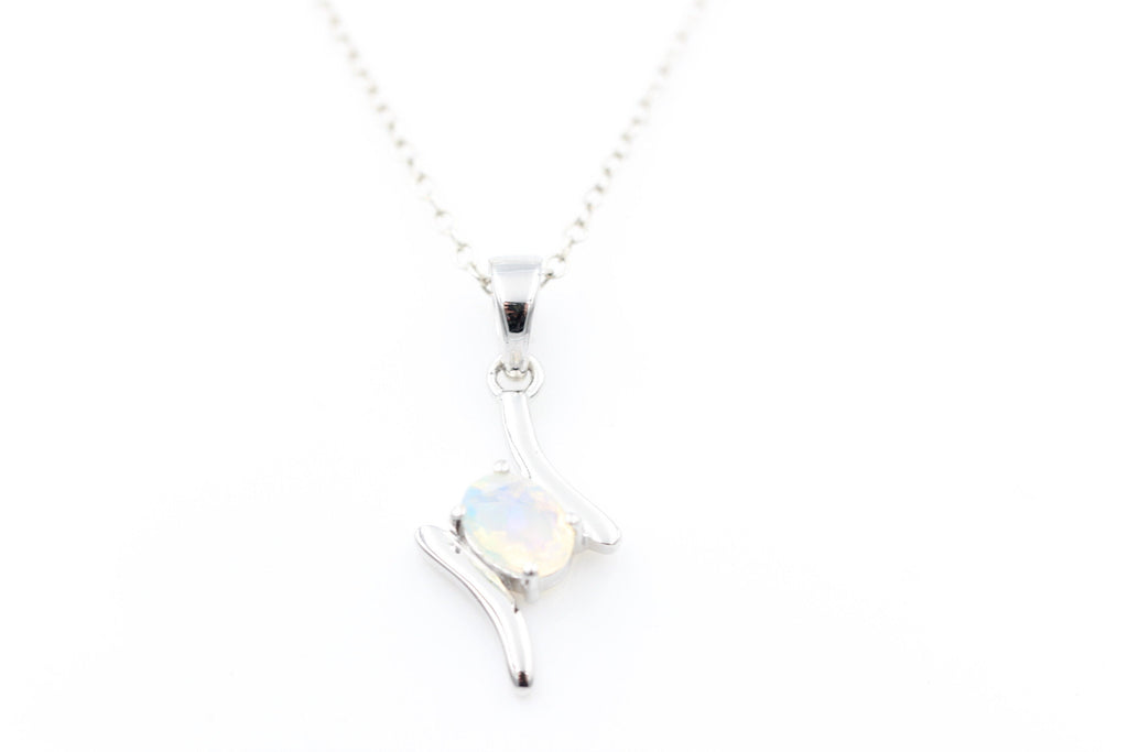 0,72 Carat Äthiopischer Opal Anhänger 925 Silber  Welo Opal Top