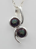 Edler 1,2 Carat Mystik Toaps Anhänger 925 Silber Collier Anhänger