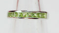 Edler 0,95 Carat Peridot Fingerring 925 Silber Olivin Ring Grossen 6 / 7 / 8 / 9