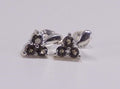Edle 0,78 Carat Rauchquarz, Topas Trauben Ohrstecker, Ohrring, 925 Silber